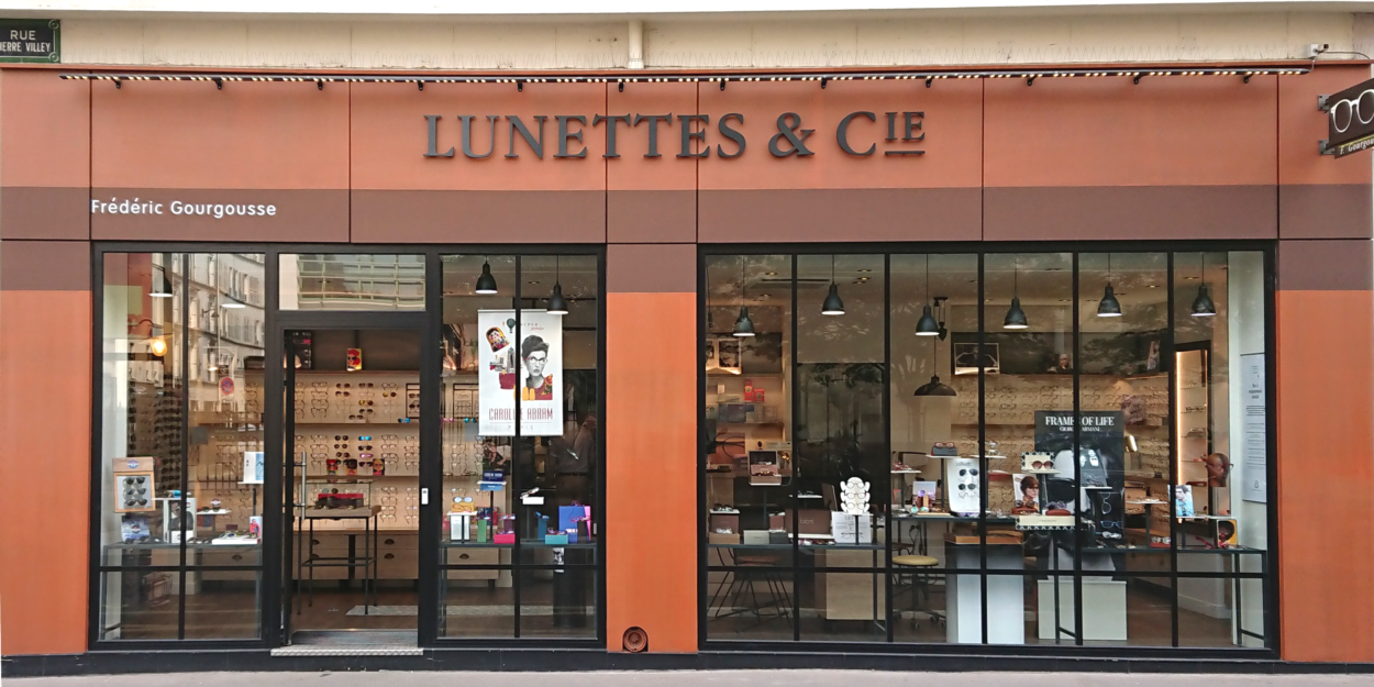 Vitrine Lunettes & Cie Paris