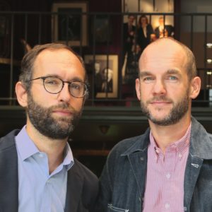 Portrait de Thomas et Matthieur Lafont créateurs de la marque de lunettes Lafont