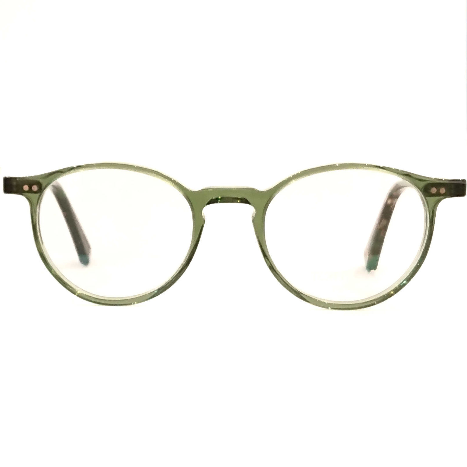 lunettes tortuga ronde vert bouteille