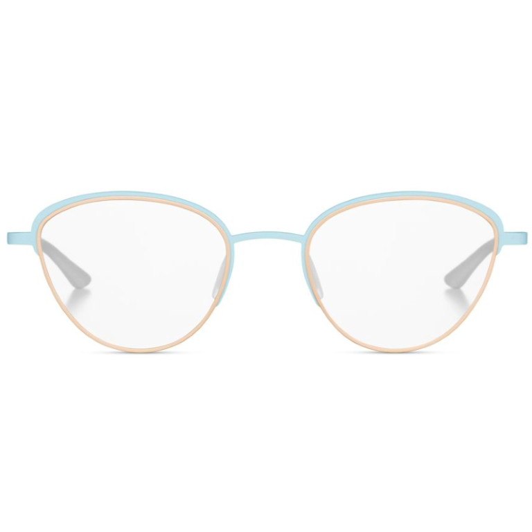 lunettes Orgreen papillon pour femme turquoise et or