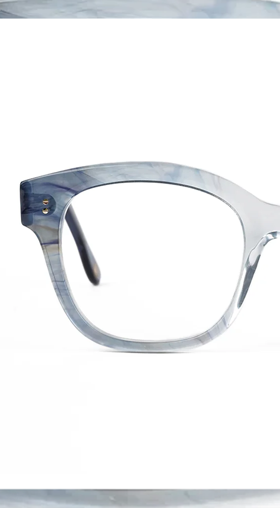 MARLONE Lunettes Marlone crystal transparent plume