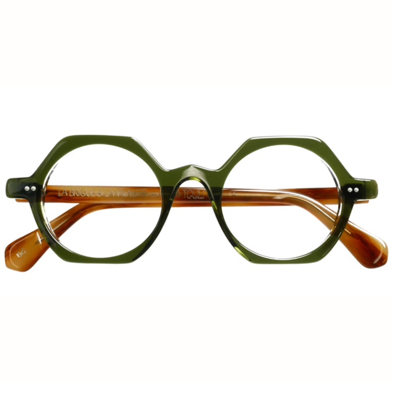 lunettes Kiss kaki de la marque Toulousaine la Brique et la Violette